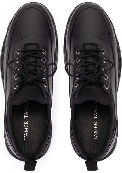 Erkek Hakiki Deri Siyah Sneakers & Spor Ayakkabı 1145 1001 Erk Ayk SK25-26 Sıyah indirimleri