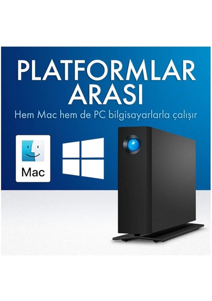 D2 Professional 4tb, Harici Sabit Disk, Usb-C, Pc Mac & Ipad, 1 Ay Adobe All Apps, Data Rescue Service (STHA4000800) fiyatları