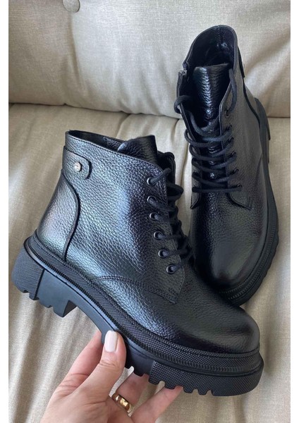 Farber Kadın Hakiki Deri Taşlı Bot Ksiyah fiyatları