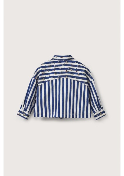 Finn Çiçekli - Çizgili Mini Ceket modelleri