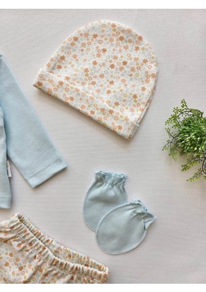 %100 Pamuk Kız Bebek Yenidoğan 5 Parça Hastane Çıkış Seti modelleri