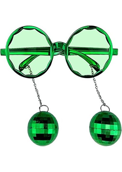 Disko Toplu Küpeli Parti Gözlüğü Yeşil Renk modelleri