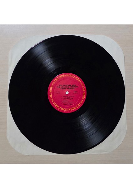 Big Brother & The Holding Company (Janis Joplin) - Cheap Thrills - 1980 - Dönem Baskı Plak - Longplay - Lp modelleri