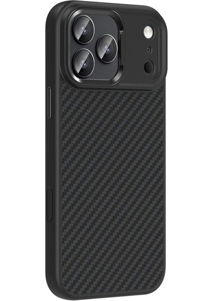 Apple iPhone 17 Pro Kılıf M-Safe Şarj Özellikli Karbon Fiber Görünümlü Redclick Truva Silikon Kapak fiyatları