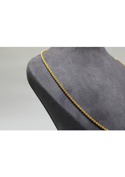 14 Ayar Altın Halat Modeli Zincir Kolye 2.94 gr modelleri