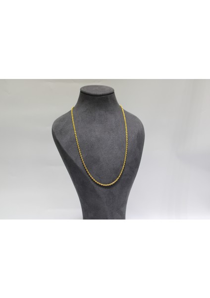 14 Ayar Altın Halat Modeli Zincir Kolye 2.94 gr fırsatları