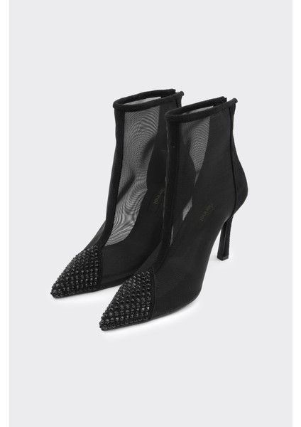 Topuklu Transparan Kadın Bot fiyatları