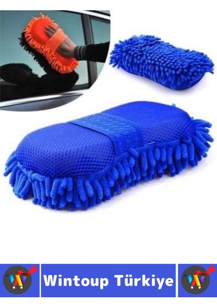 Ergonomik Oto Iç Dış Bakım Temizlik Çizilme Önleyen Özel Püskül Premium Araba Yıkama Eldiveni 2 Adet indirimleri