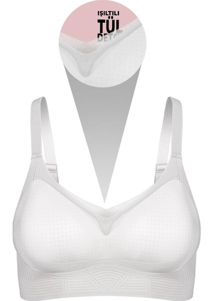 Ghost Dikişsiz Sütyen - Desteksiz - 2808 - Pudra indirimleri