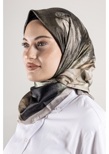 Dijital Kristal Desenli Eşarp 95x95 – Pastel Desen-4 fırsatları