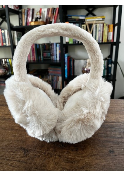 1 Adet Kışlık Peluş Kulaklık Katlanabilir Soğuktan Kulak Koruyucu Pelüş Kulaklık