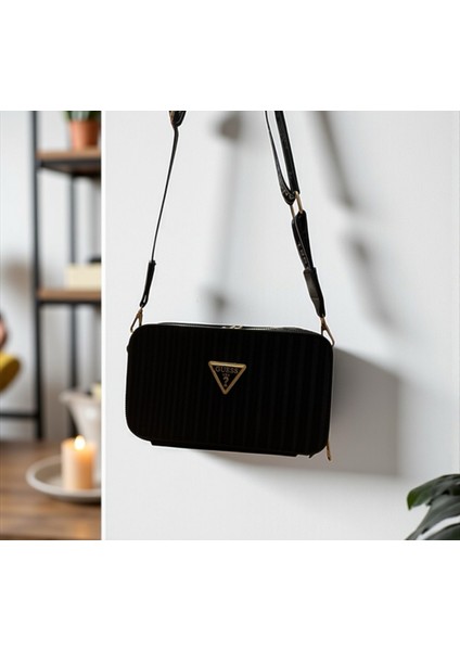 Çift Fermuarlı Çok Amaçlı Kadın Çanta