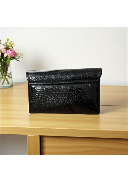 Krokodil Desenli Kadın Omuz Çanta modelleri