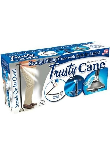 Trusty Cane Güvenilir Katlanabilir Işıklı Baston fiyatları