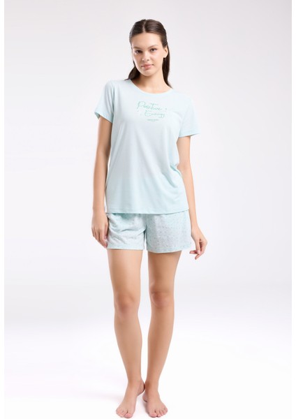 Kadın Basic Süprem Kumaş Alt Üst Şortlu Takım modelleri