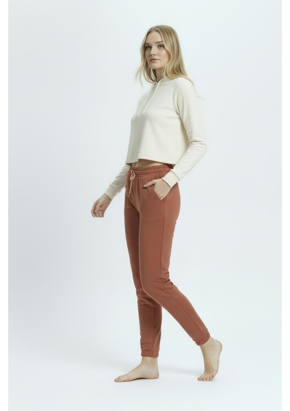 Jogger Paça Eşofman Altı Kiremit 3013