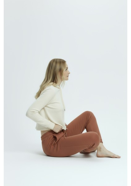 Jogger Paça Eşofman Altı Kiremit 3013 modelleri