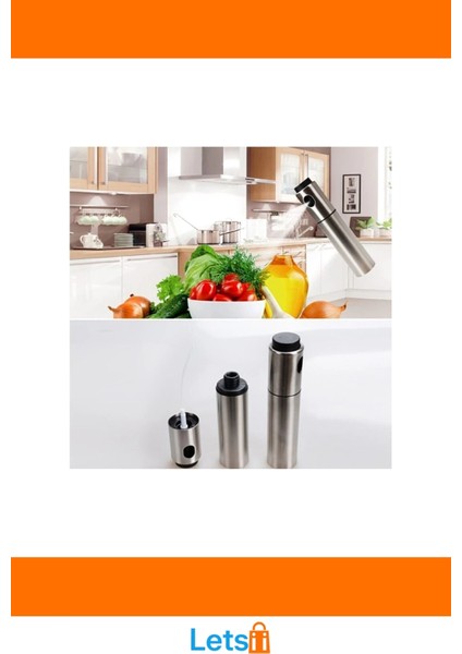 Paslanmaz Çelik 100 ml Sprey Yağdanlık ve Sirkelik modelleri