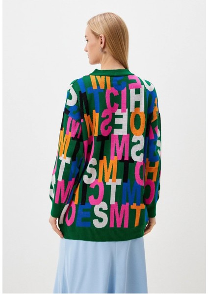 Triko Oversize Etnik Desenli Hırka fiyatları