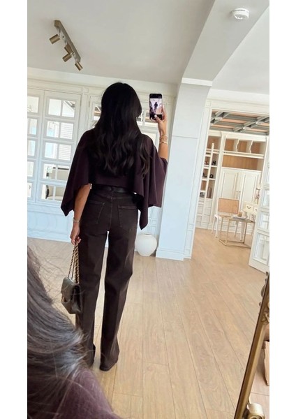 Kemerli Yüksek Bel Likralı Kapalı Paça Jean fiyatları