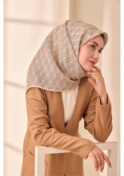 Twill Ipek Eşarp - 11479-32 Pudra fiyatları