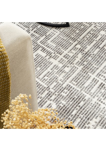 7/24 Iskandinav Sten Gri Salon Mutfak Halısı Yolluk modelleri