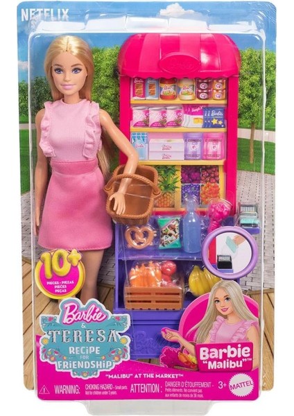 Bfs JCT05 Malibu Market Barbie ve Oyun Seti Barbie And Teresa Recipe For Friendship