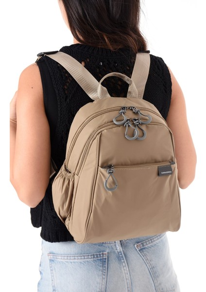 Sanmorris Suya Dayanıklı Paraşüt Kumaş 4 Gözlü Tablet Bölmeli Günlük Kullanıım Sırt Çantası