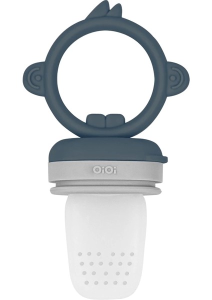 Bfs Silikon Püre Meyve Sebze Emziği Deep Blue / Powder Grey