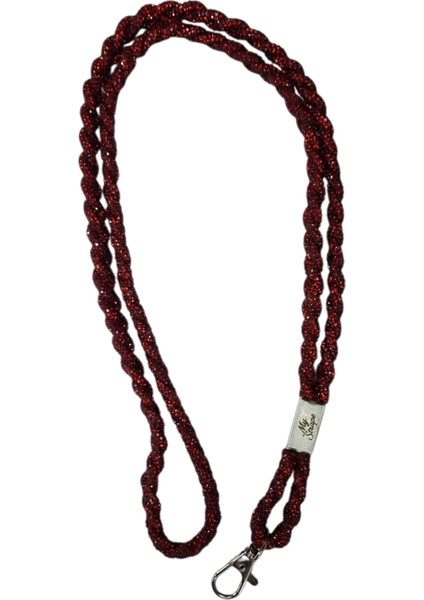 Kırmızı Taşlı Örgü Telefon Askısı Tüm Kılıflara Uyumlu fiyatları