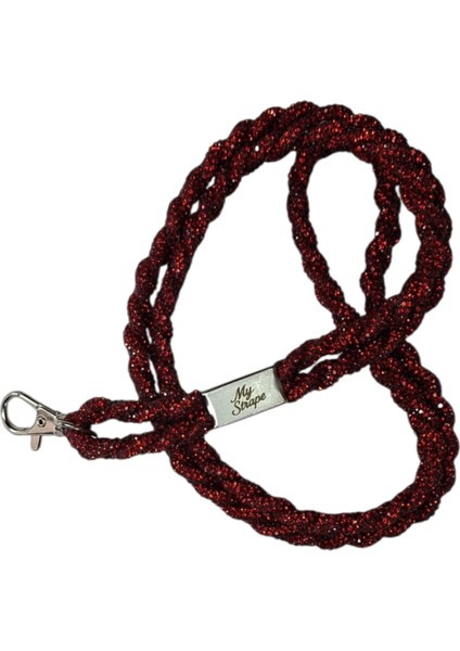 Kırmızı Taşlı Örgü Telefon Askısı Tüm Kılıflara Uyumlu modelleri