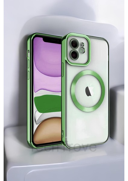 iPhone 11 Kılıf Kamera Korumalı Sararma Yapmaz Magsafe Şarj Özellikli A++ Kalite Kapak