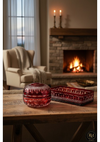 Kristal Dekor 2'li Sofra Seti