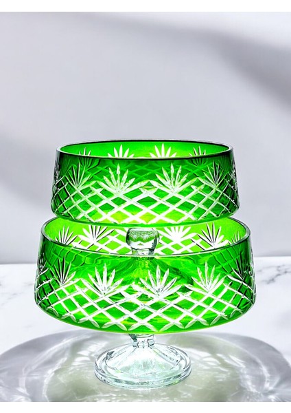 Kesme Kristal Dekor 2'li Kase fiyatları