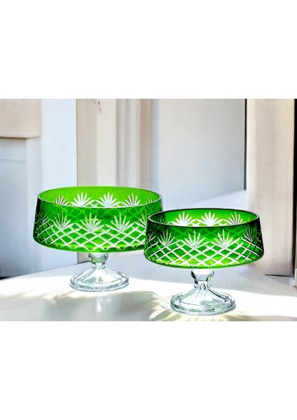 Kesme Kristal Dekor 2'li Kase fırsatları