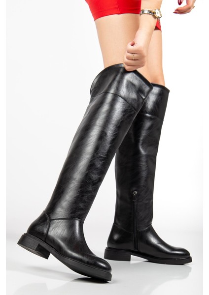 Suins Lorissa Model Dizüstü Kadın Siyah Çizme