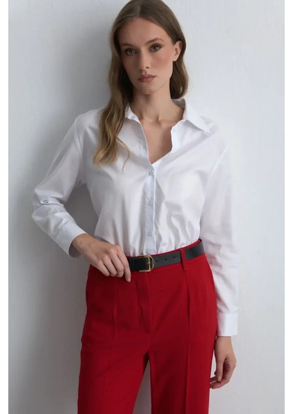 Kare Tokalı Deri Kemer - Siyah fiyatları