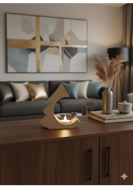 Minimalist Noel Ağacı Mumluk fiyatları