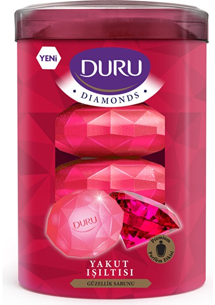 4 Adet Duru Diamond Series 4X90GR Red