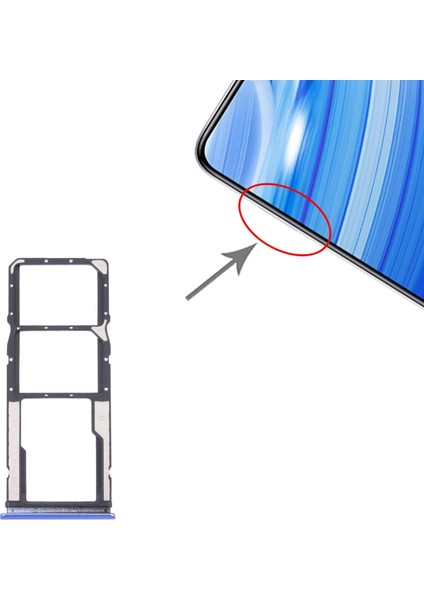 Xiaomi Redmi 9t Uyumlu Sim Tepsisi Sim Kart Yuvası