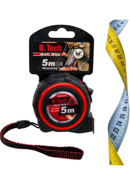 503319 Muhafazalı Çelik Şerit Metre 5mt x 25MM