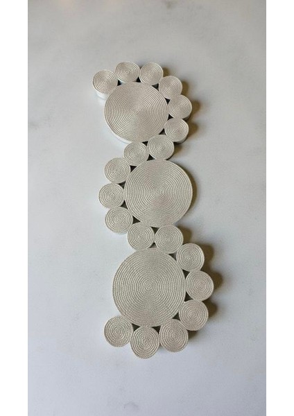 Jüt, Hasır, Dekoratif Masa Örtüsü, Runner, Amerikan Servis, Sehpa Örtüsü