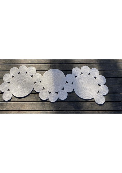 Jüt, Hasır, Dekoratif Masa Örtüsü, Runner, Amerikan Servis, Sehpa Örtüsü modelleri