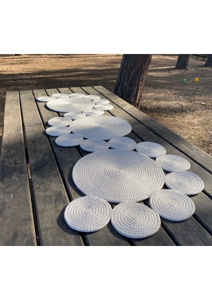 Jüt, Hasır, Dekoratif Masa Örtüsü, Runner, Amerikan Servis, Sehpa Örtüsü fırsatları