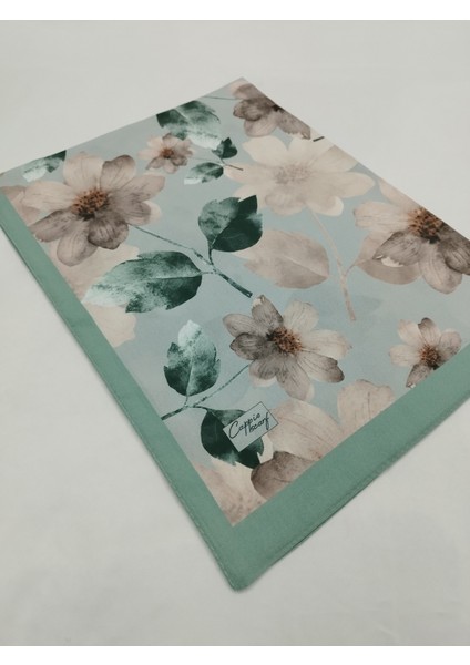 Lux Fransız Şifon Özel Seri Şal (Çiçek Desen, Premium, Orjinal, Yeni Koleksiyon, Yüksek Kalite, Tesettür Giyim)