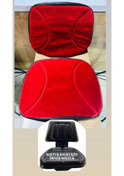 Massey Ferguson 148 Asgari Branda ve Düz Kırmızı Koltuk Kılıfı Takım indirimleri