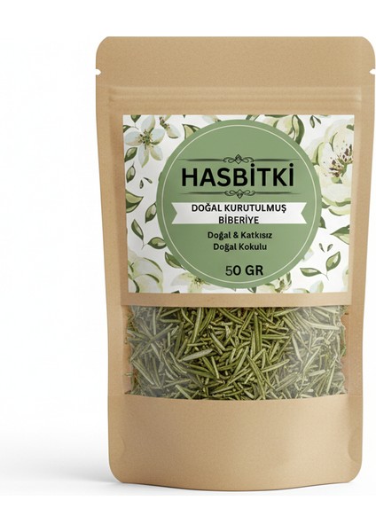 Doğal Kurutulmuş Biberiye 50 G – Katkısız, Doğal Kokulu Organik Baharat