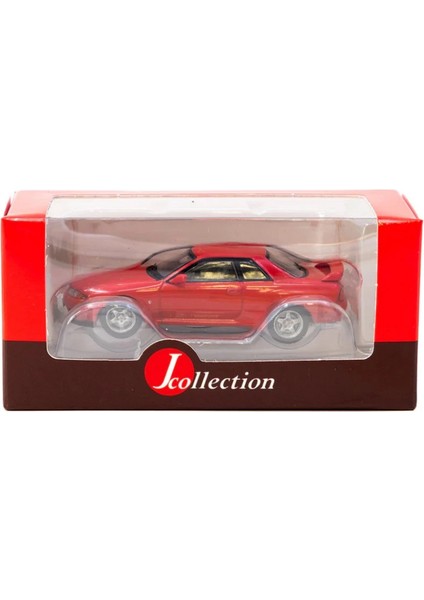 J Collection 1/64 Nissan Skyline Gt-R (BNR32) Red modelleri