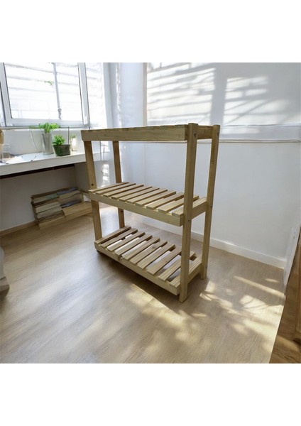 Doğal Ahşap Ayakkabılık modelleri