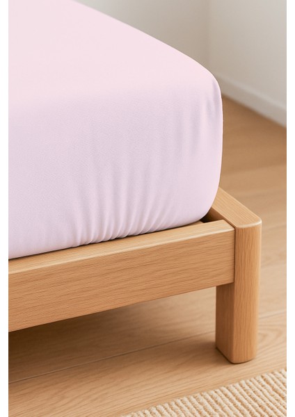 | Purecomfort | %100 Pamuk Ranforce Çift Kişilik Lastikli Çarşaf | 160X200 | Toz Pembe